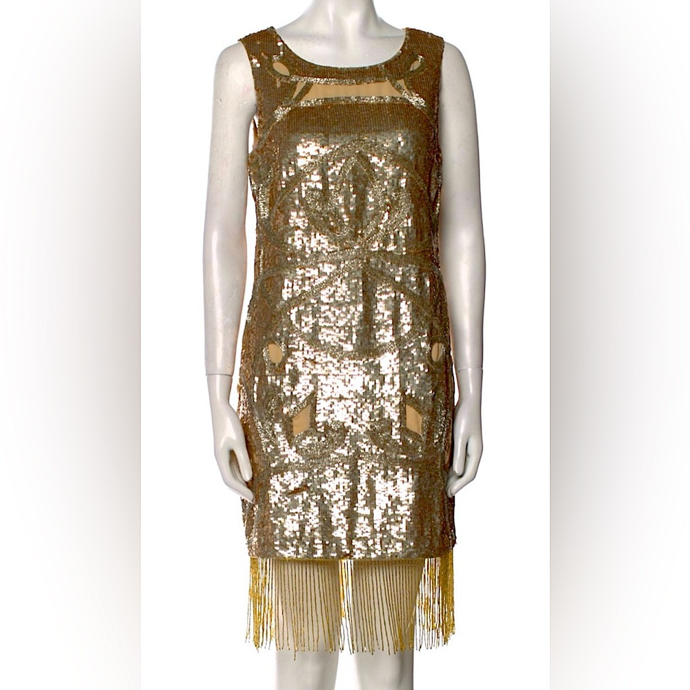 Needle and Thread 1920s Great Gatsby Dress - like new, size S